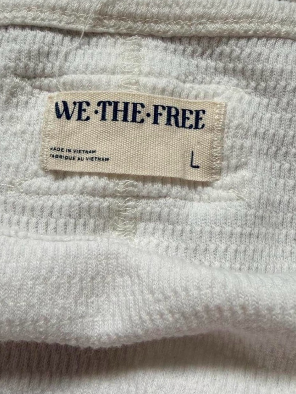 We The Free Cream Off-Shoulder Lightweight Sweater - Picture 3 of 5